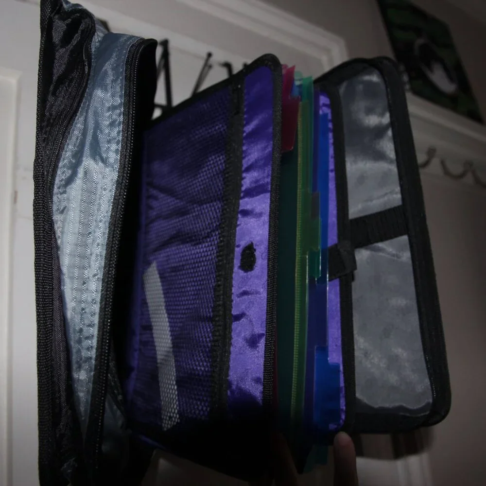 Purple Case-it Binder with Insert Organizer and Expandable folder Organizer